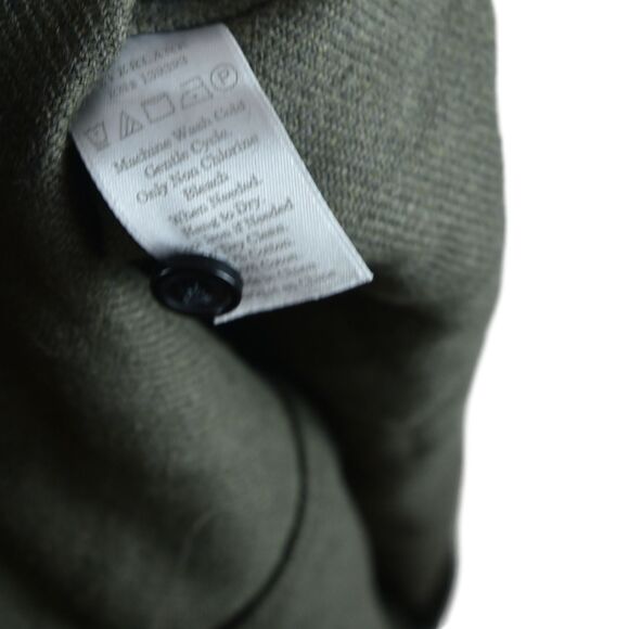 Everlane Shirt Mens Small Olive Green Heavyweight Overshirt Brush Flannel - Picture 8 of 8